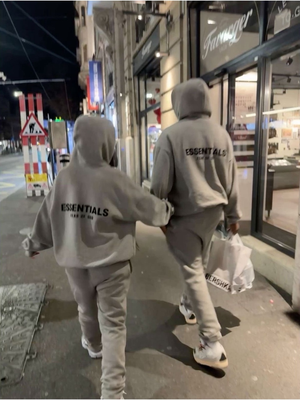 Essentials Kids Light Grey Jogger Sweatpants